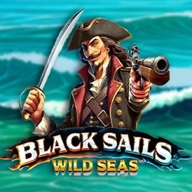 Slots logo of Black Sails Wild Seas from Infinity Dragon Studios at Rainbet Casino