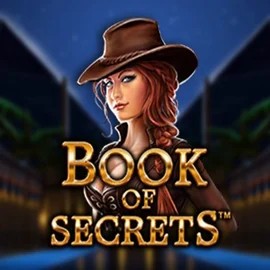 Book of Secrets slot logo by SYNOT Games at Rainbet Casino