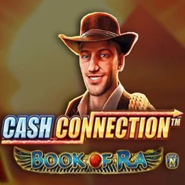 Cash Connection Book Of Ra by Novomatic, showcased at rainsbet.net – game logo