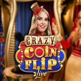 Crazy Coin Flip by Evolution, showcased at rainsbet.net – game logo
