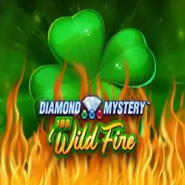 Diamond Mystery 100 Wild Fire slot icon by Greentube, available at Rainbet Casino