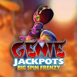 Official Jackpots logo: Genie Jackpots: Big Spin Frenzy by Blueprint Gaming at Rainbet Casino
