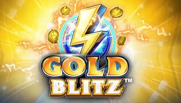 Gold Blitz slot logo by Fortune Factory Studios at Rainbet Casino