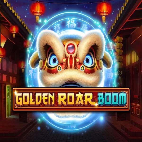 Golden Roar BOOM logo by Greentube Rainbet Casino