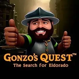 Gonzo's Quest game by NetEnt – logo hosted on Rainbet Casino