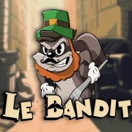 Le Bandit slot logo by Hacksaw Gaming at Rainbet Casino