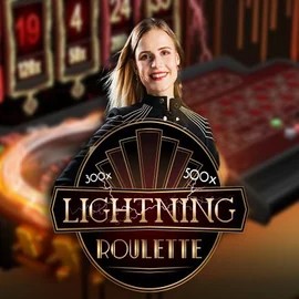 Lightning Roulette logo – Live Casino by Evolution at Rainbet Casino