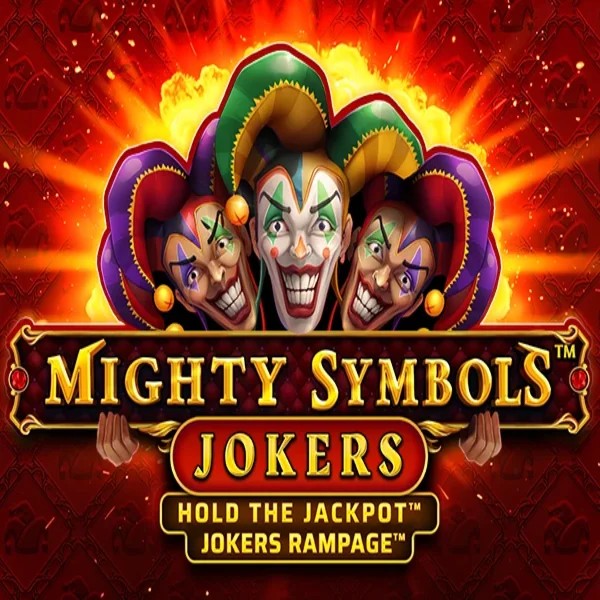 Mighty Symbols Joker slot logo by Wazdan at Rainbet Casino