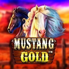 Slots logo of Mustang Gold from Pragmatic Play at Rainbet Casino