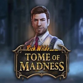 Tome of Madness online game logo by Play'n GO on rainsbet.net
