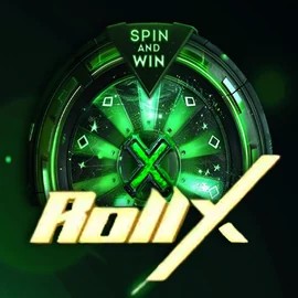 Roll X slot logo by SmartSoft at Rainbet Casino