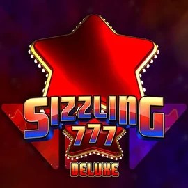 Sizzling 777 Deluxe online game logo by Wazdan on rainsbet.net