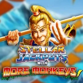 Play Stellar Jackpots with More Monkeys slot by Lightning Box Game on rainsbet.net