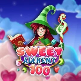 Sweet Alchemy 100 slot logo by Play'n GO at Rainbet Casino