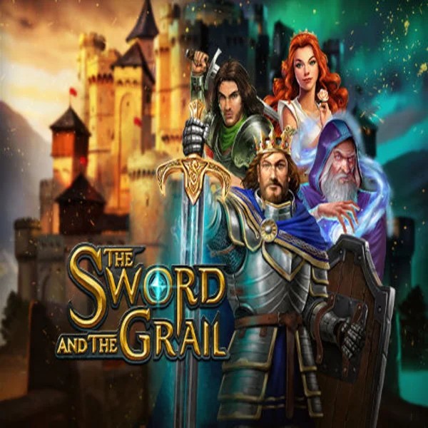 The Sword and the Grail logo by Play'n GO at Rainbet Casino