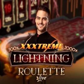 XXXtreme Lightning Roulette online game logo by Evolution on rainsbet.net